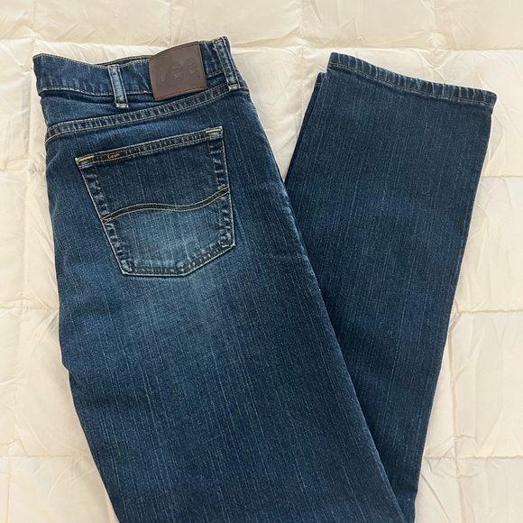Men’s Lee Dark Wash Jeans - Picture 5 of 6